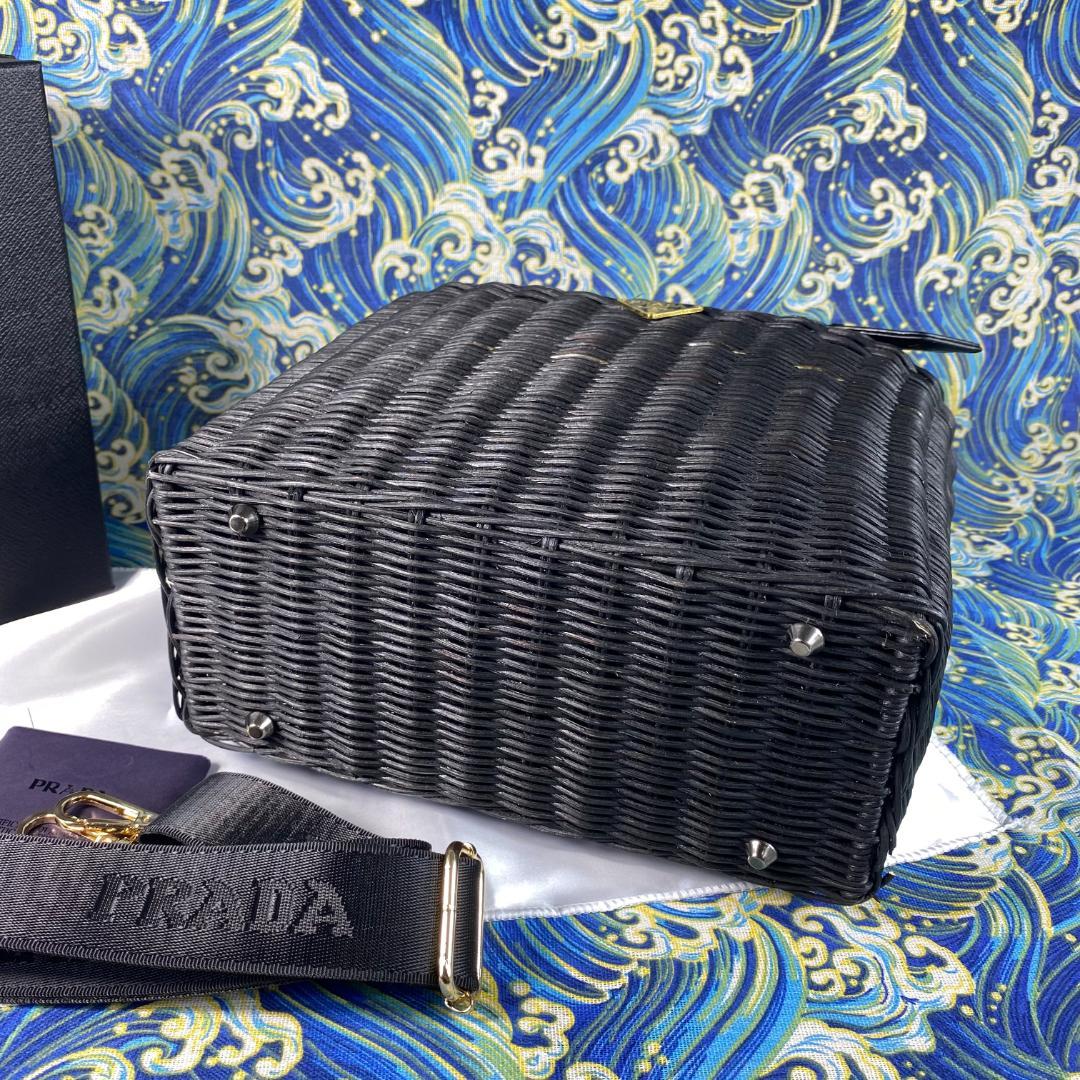 断捨離☆ PRADA プラダ バスケット カゴバッグ ハンドバッグ