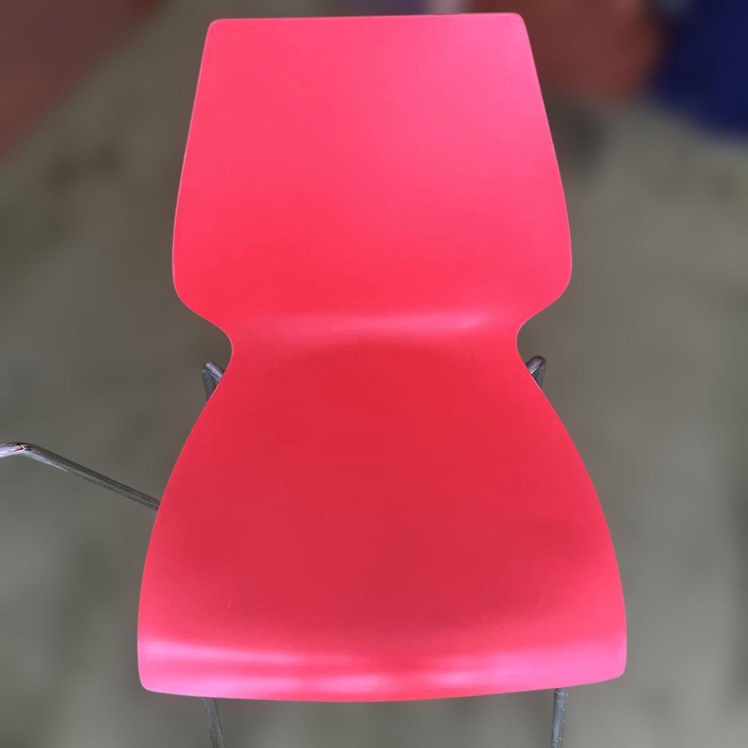 Kartell マウイチェア ホワイト 2脚セット 紺 赤