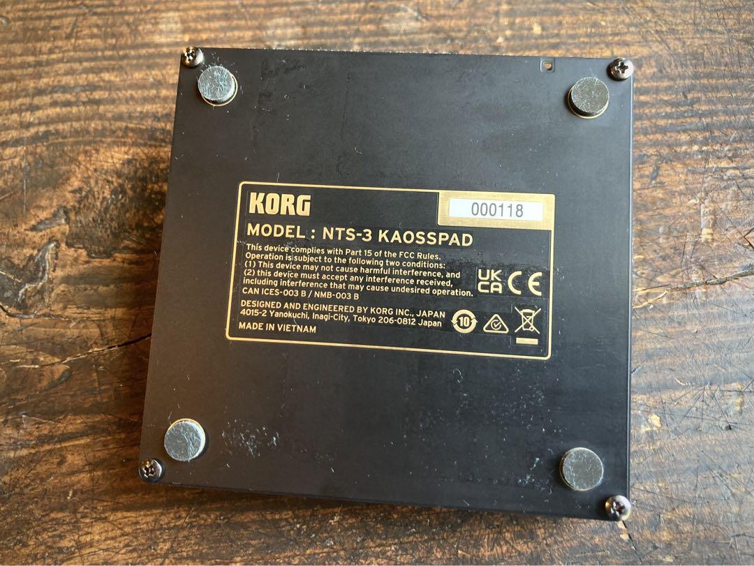 KORG NTS-3 kaoss pad kit 組み立て済み