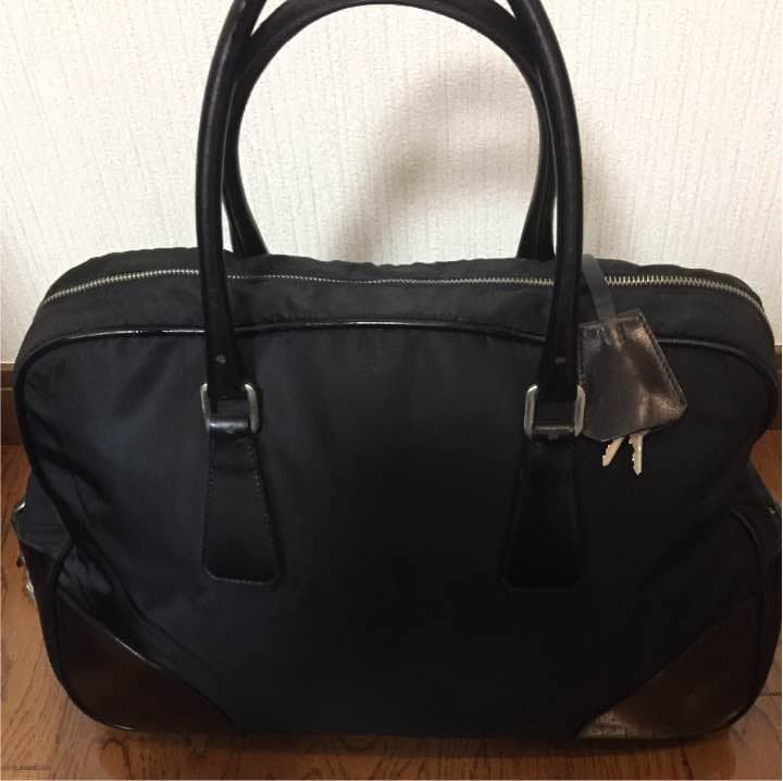プラダ PRADA ボストンバッグ ブラック