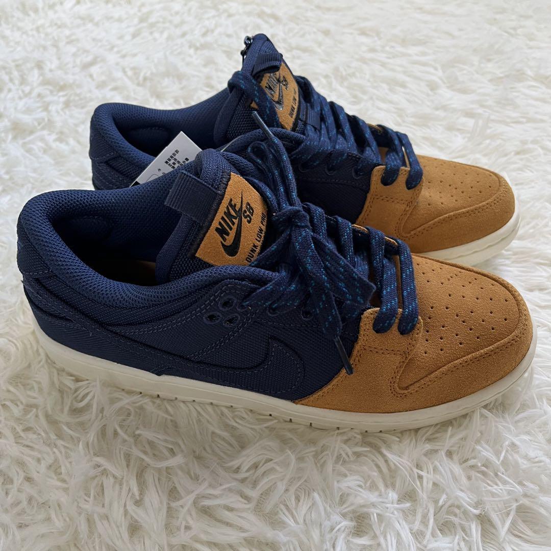 Nike DUNK LOW PRO ネイビー/ブラウン 11/20発売｜Nike Dunk Low PRM 