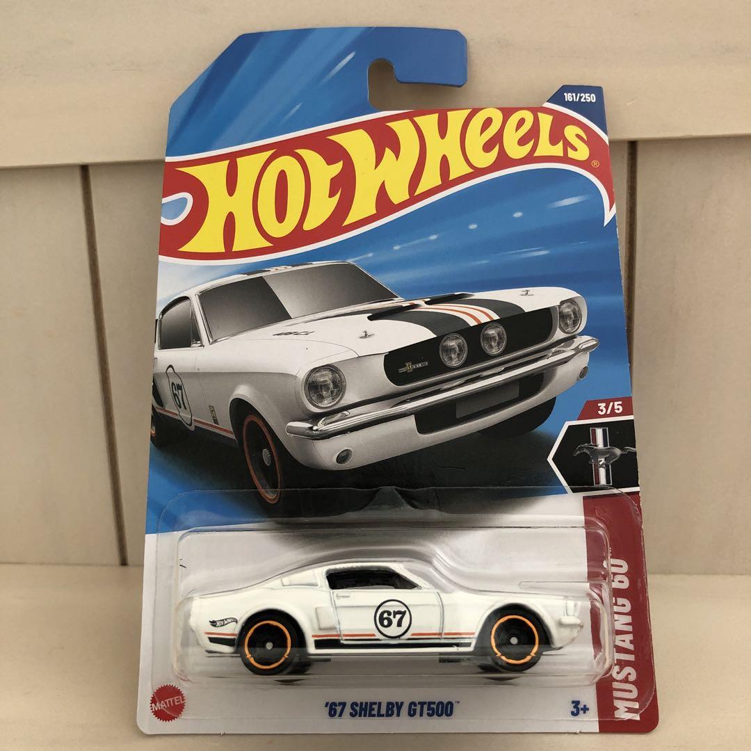 Hot Wheels 67 Shelby-GT-500 White & Blue 001/240 01/44 | eBay