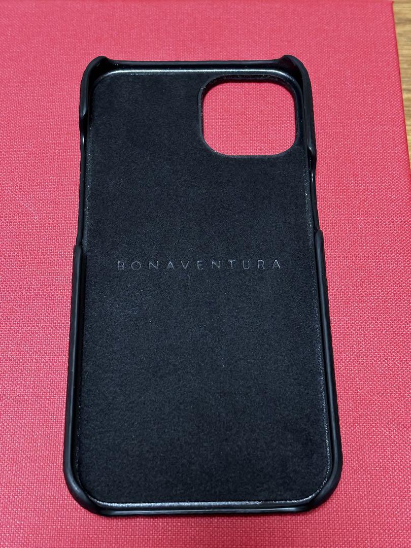 BONAVENTURA iPhone13 ケース 黒 レザー　ボナンベチュラ