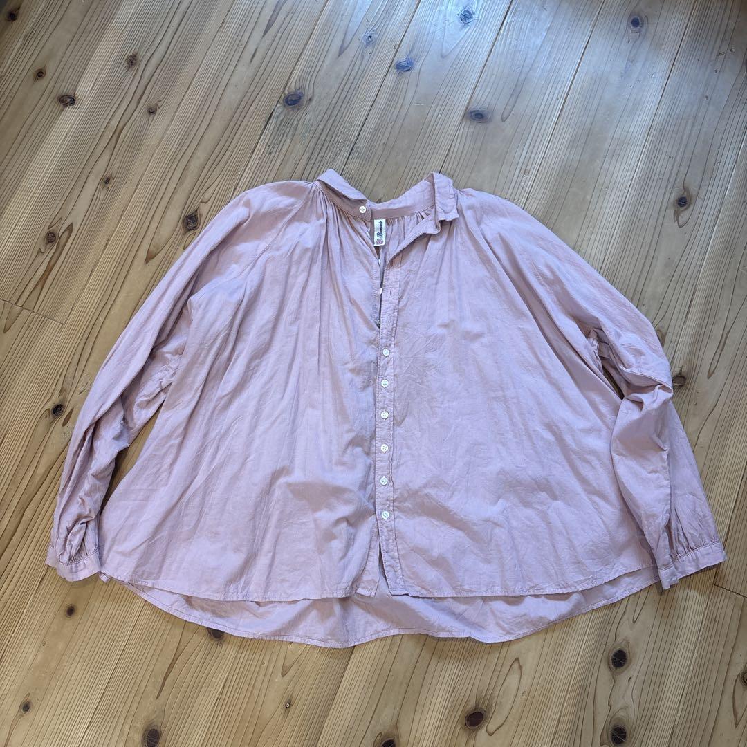 Brocante ピンク 長袖シャツ ブラウス