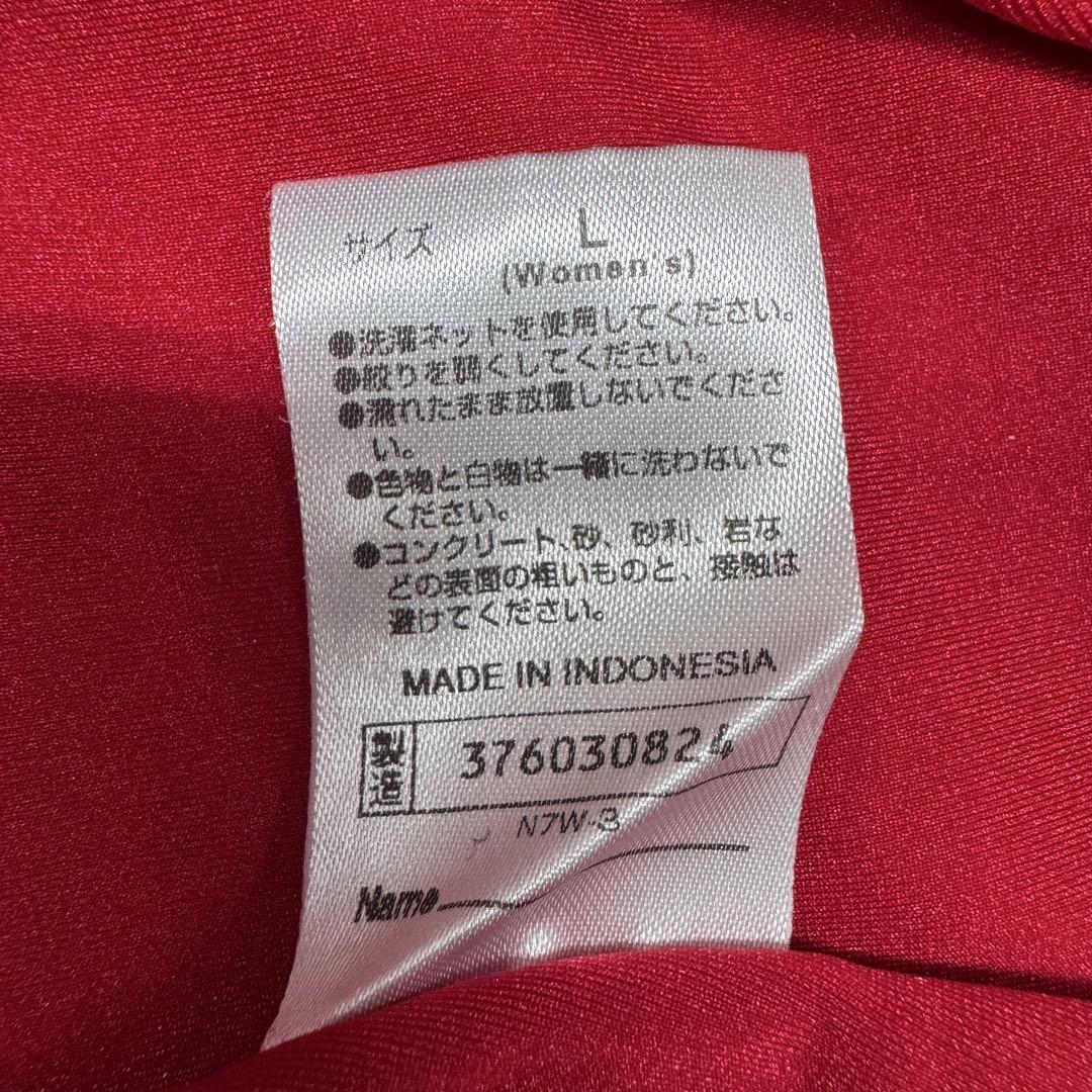ミズノ　女子陸上ショーツ(スパッツ型)　レッド単色　Lサイズ　新品