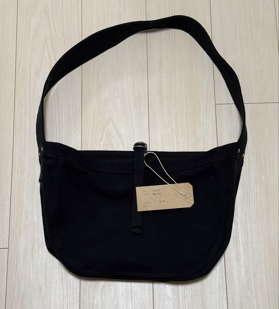 バッグ T.T NEWSBOY BAG SMALL LOT. 018 Black