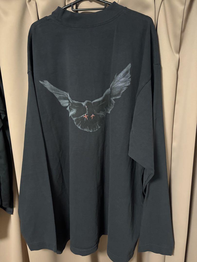 トップス YEEZY GAP DOVE LONGSLEEVE TEE L - BLACK