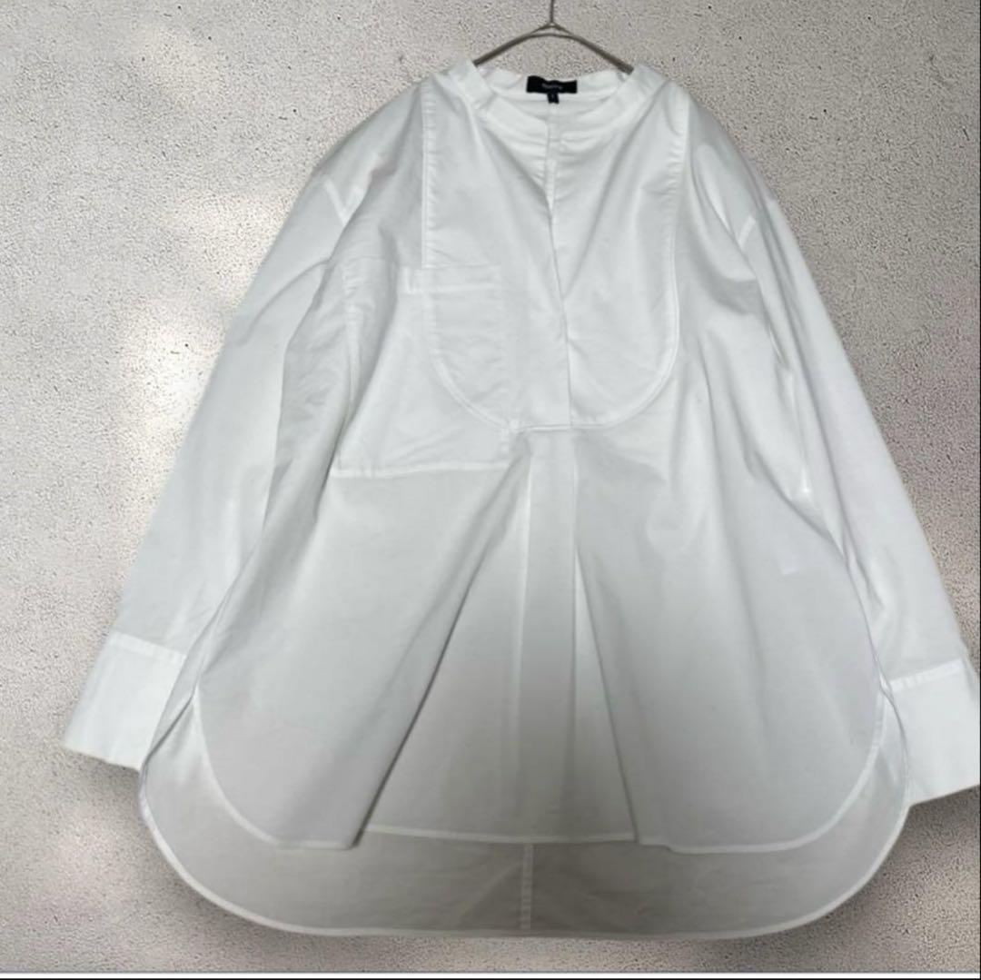 Theory WEALTH MODER BIB BUTTON DOWN シャツ