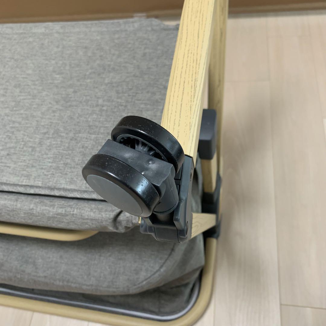 AORTD aortd ベビーベッド　コンパクト　折りたたみ　グレー