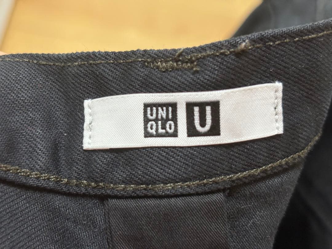 ユニクロU 2024ss ボクシーテーラードジャケット 黒　L セットアップ