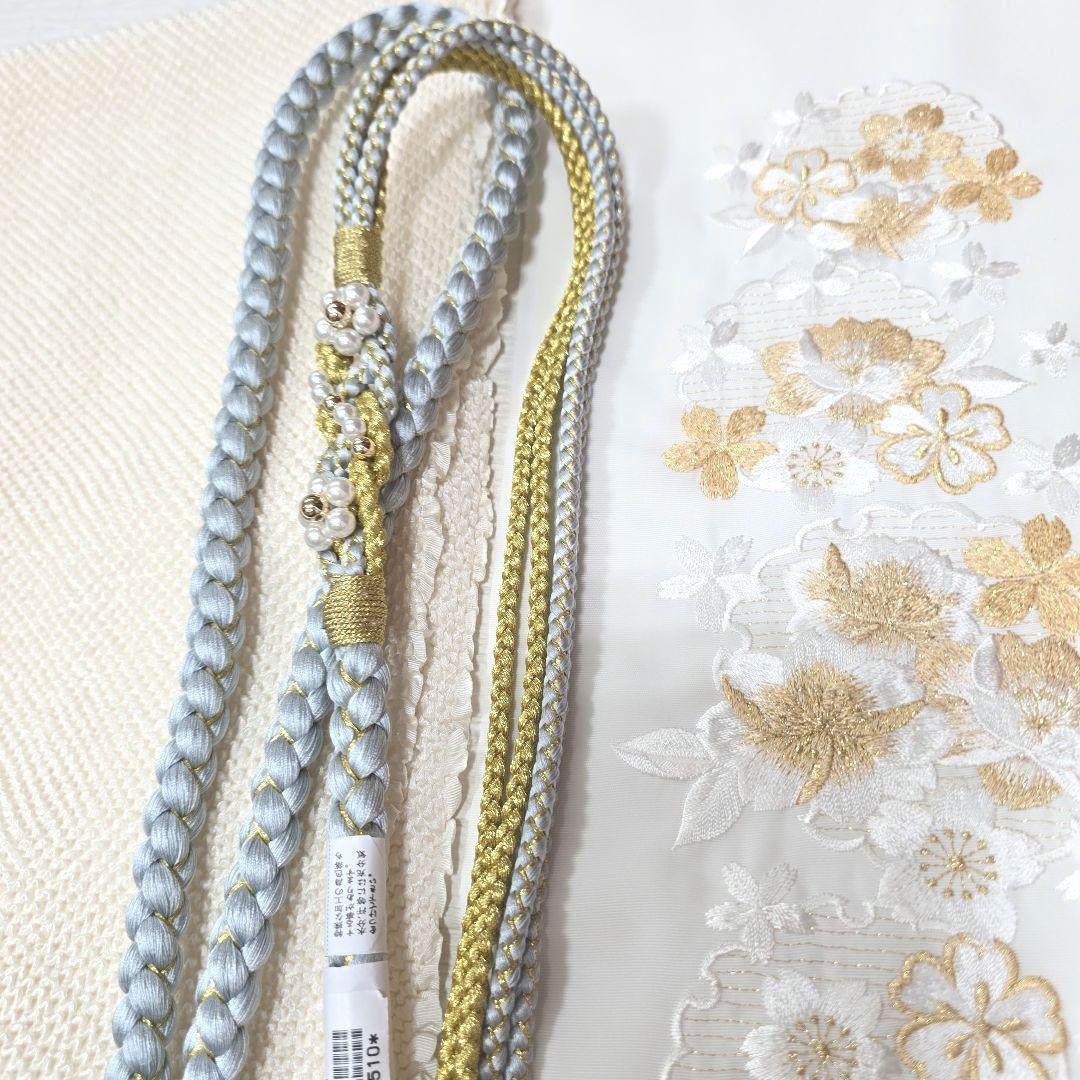 ライトパープル花の丸振袖7点フルセット - メルカリ