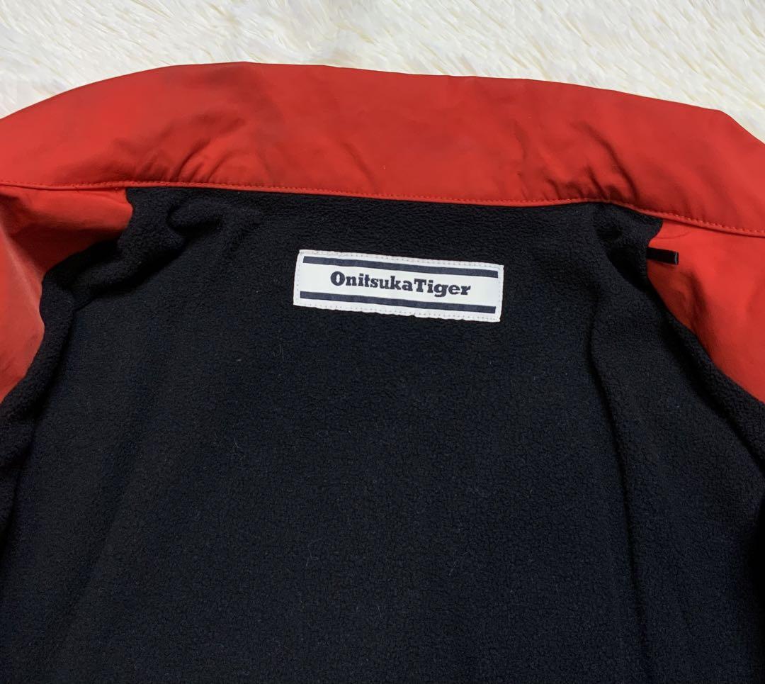 オニツカタイガー　コーチジャケット　M　シチリアオレンジ　レッド系　良品