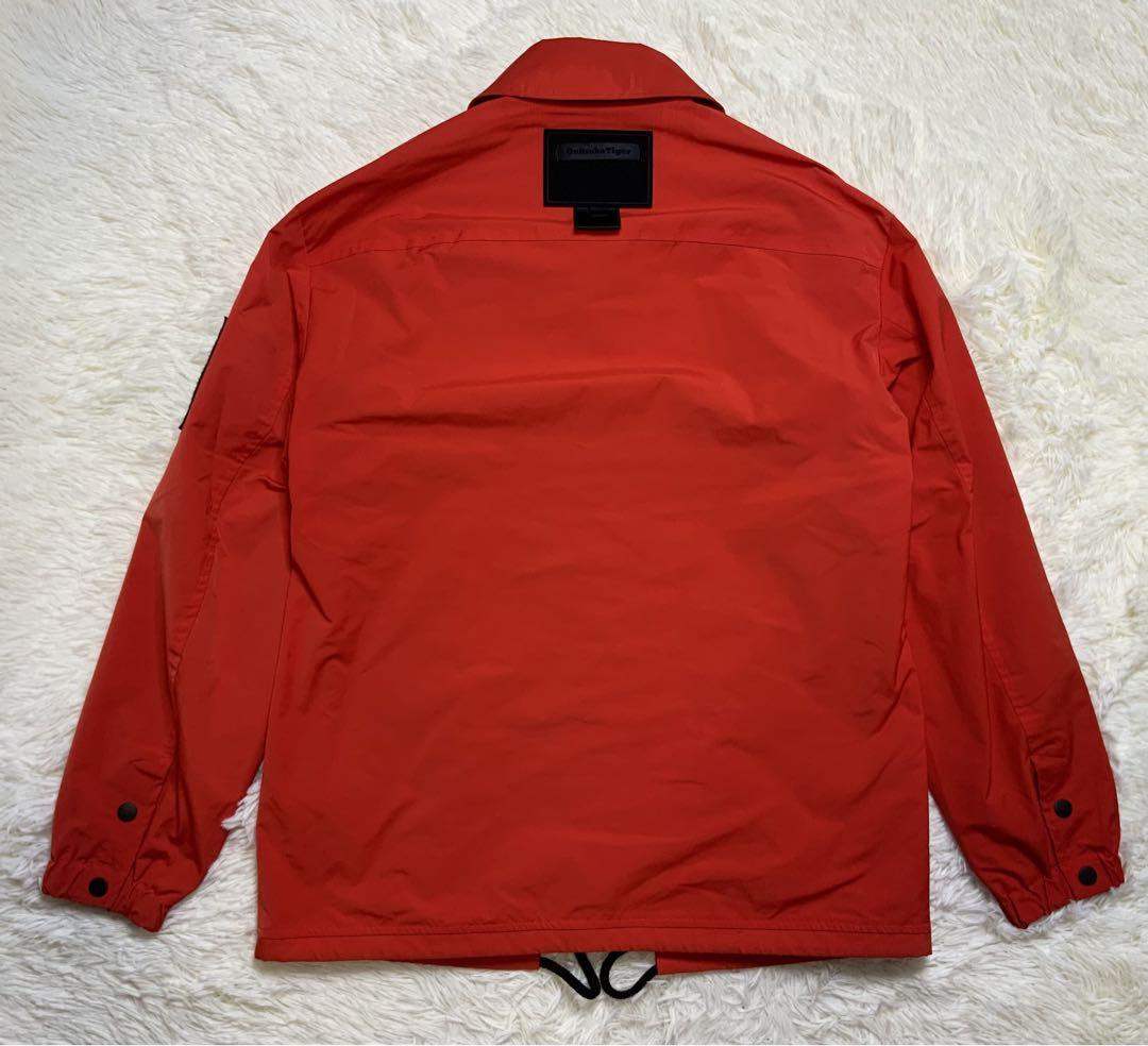 オニツカタイガー　コーチジャケット　M　シチリアオレンジ　レッド系　良品