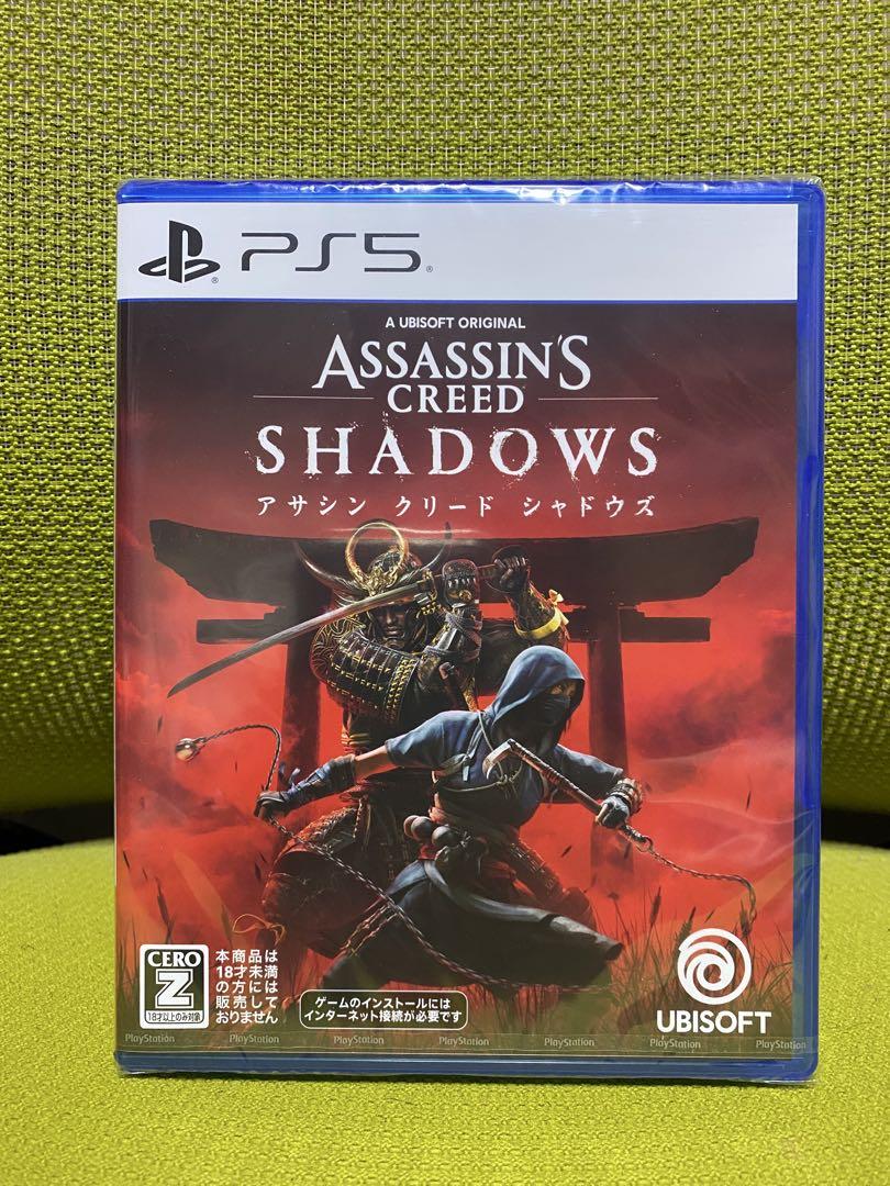 新品未開封 アサシンクリードシャドウズ PS5