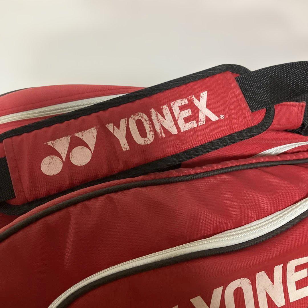 ヨネックス　YONEX　バドミントン/テニス　ラケットバッグ　赤　レッド