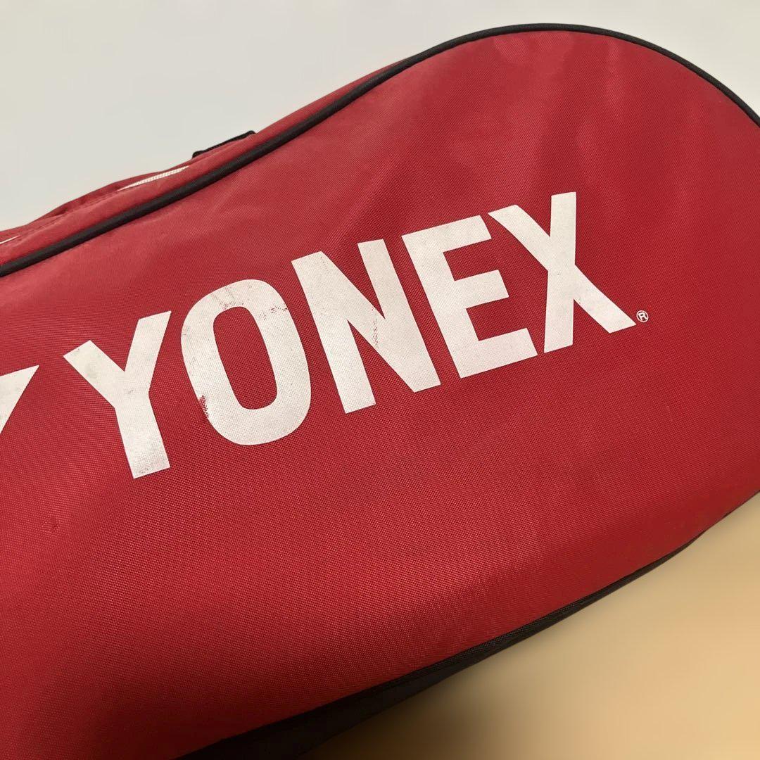 ヨネックス　YONEX　バドミントン/テニス　ラケットバッグ　赤　レッド