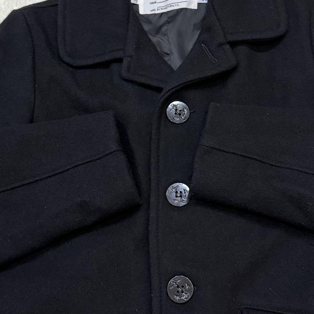 Schott ショット　740N　ピーコート　シングル　USA製　38　黒