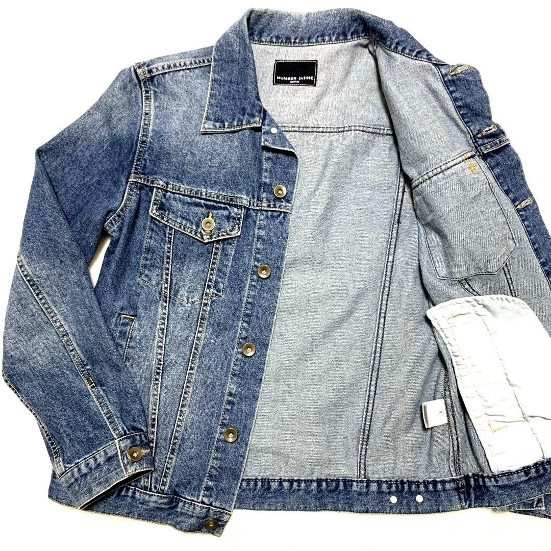 ✨美品✨ NUMBER (N)INE Gジャン　インディゴ　音符テープ　S
