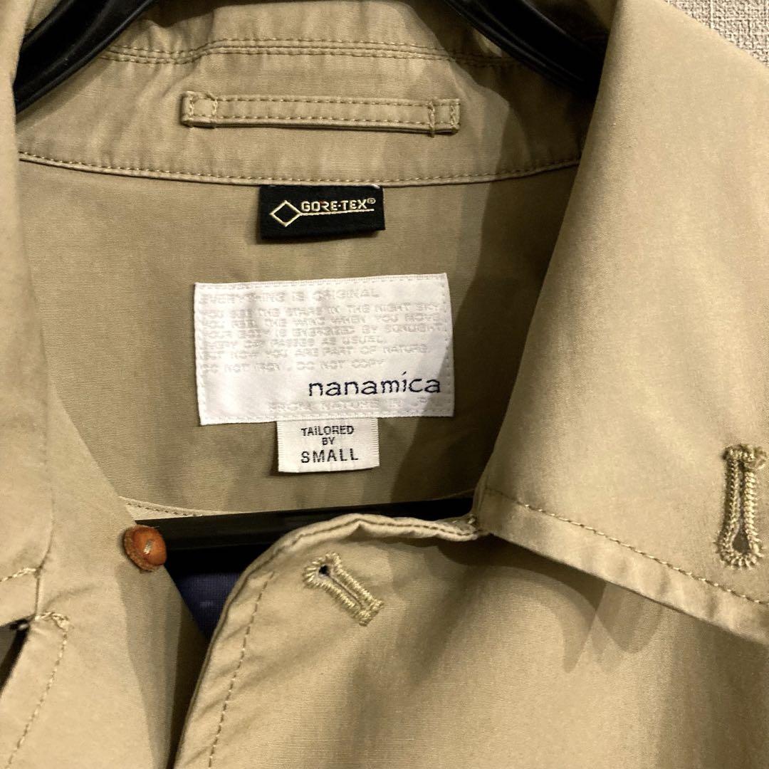 nanamica ナナミカ GORE-TEX ステンカラーコート S ベージュ