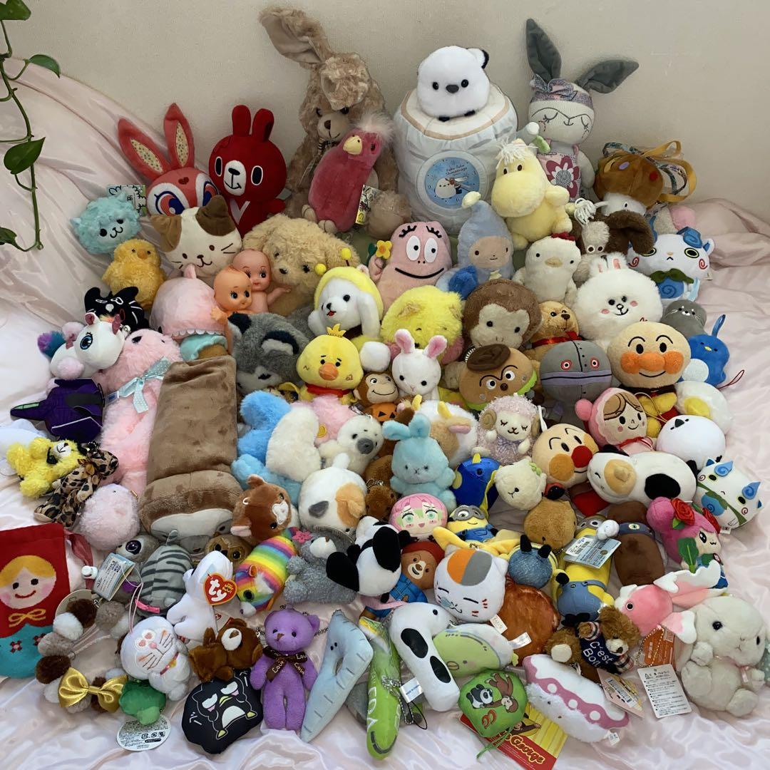 いろんなジャンルぬいぐるみキーホルダー他50点以上！まとめ売り