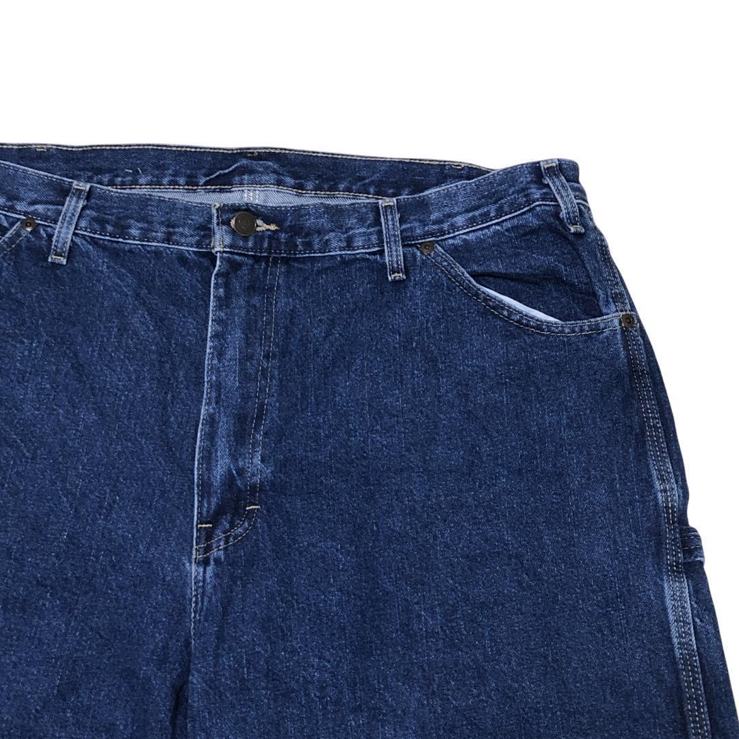 美品✨Dickies ディッキーズ デニム極太ワイド バギーパンツ ハーフパンツ