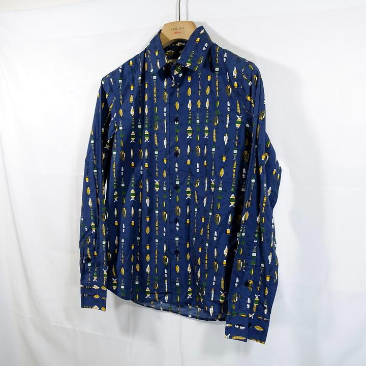 良品】マルニ 魚柄シャツ MARNI - メルカリ