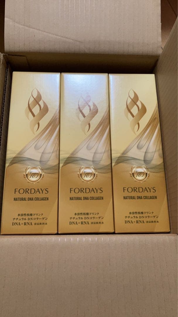 フォーデイズ 核酸ドリンク ナチュラル DNコラーゲン 720mL 3本