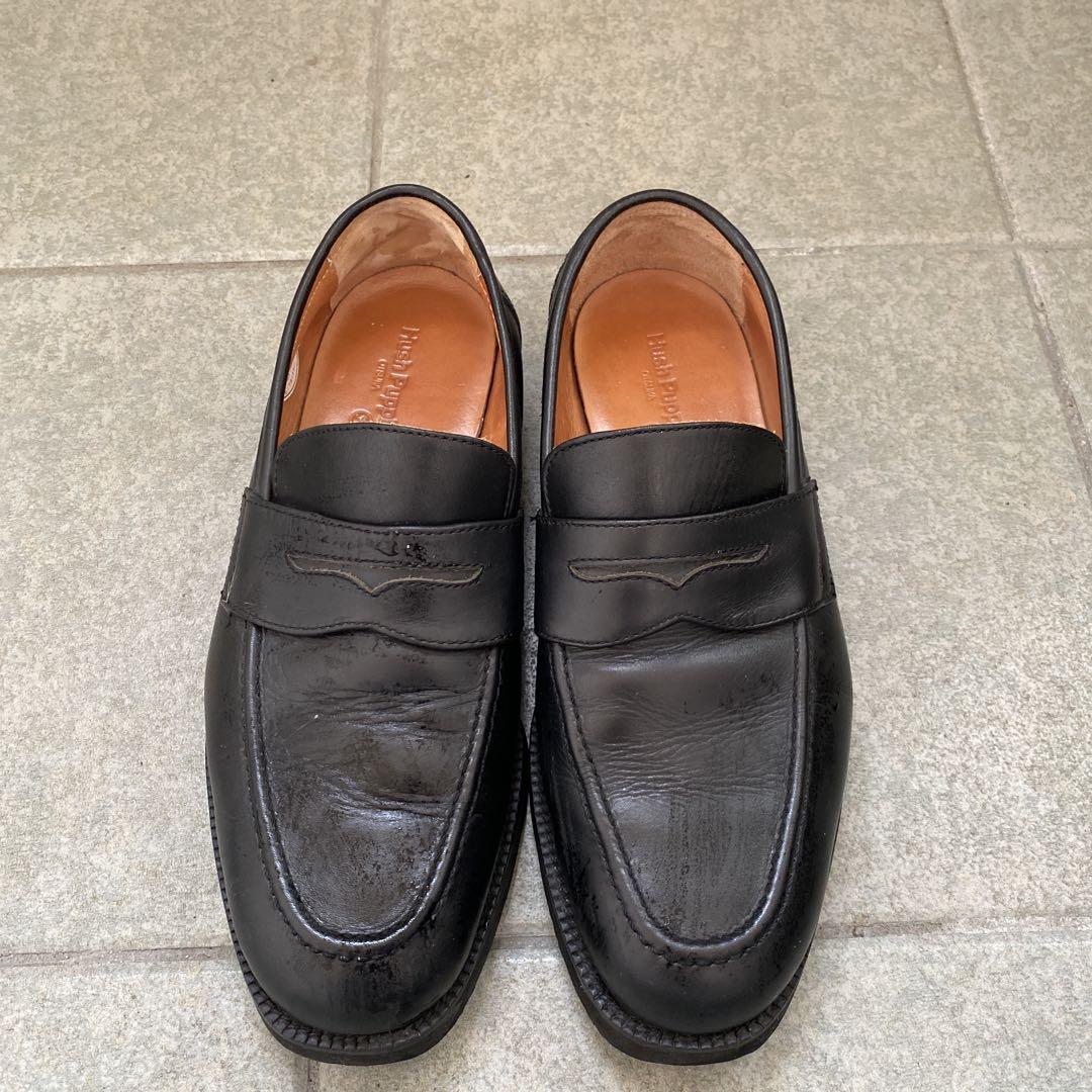 Hush Puppies ブラックビジネスシューズ