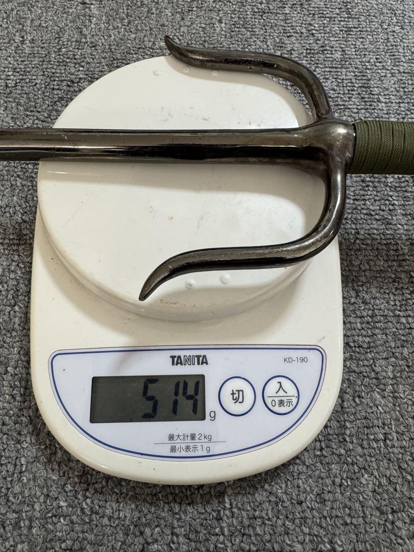 【中古】釵(サイ) 空手 琉球古武道 武具 金属製