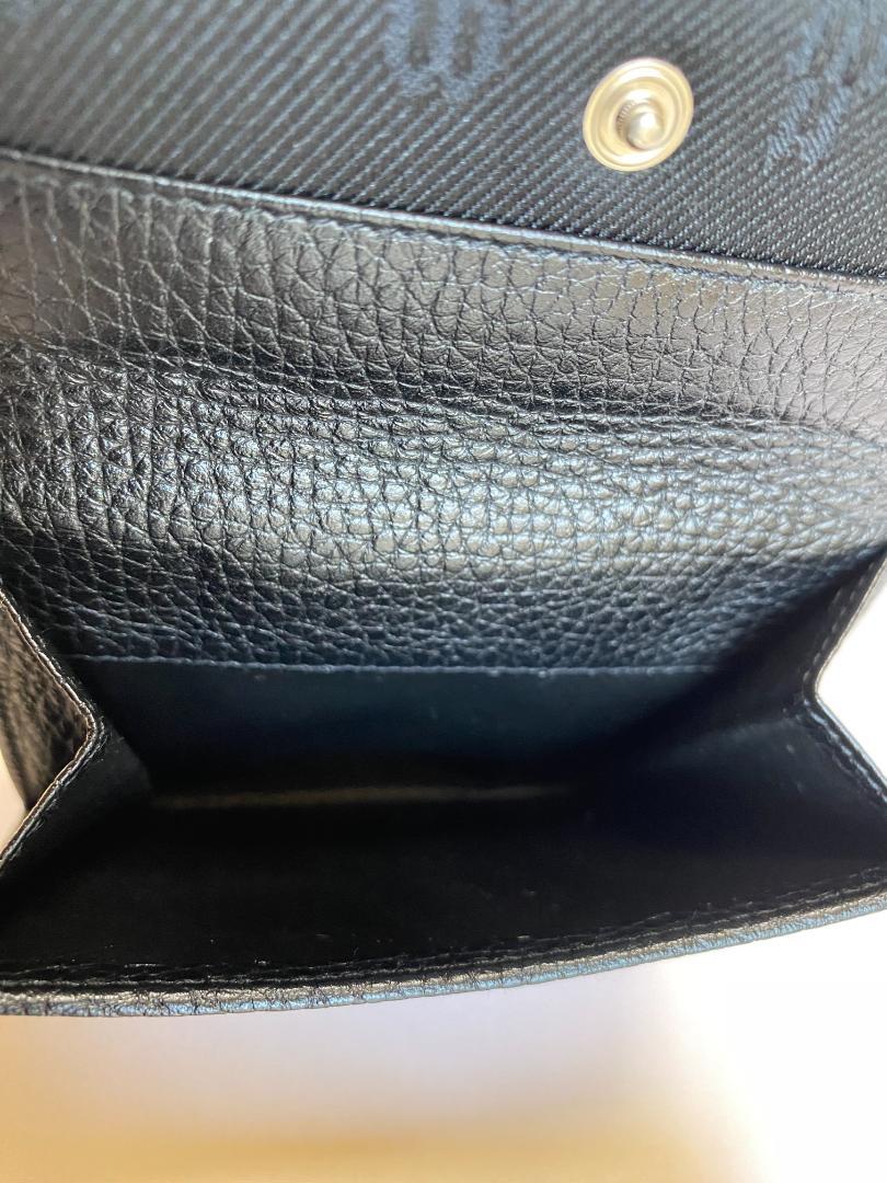 ハンティングワールド モノグラム ブラック（黒）財布 USED美品