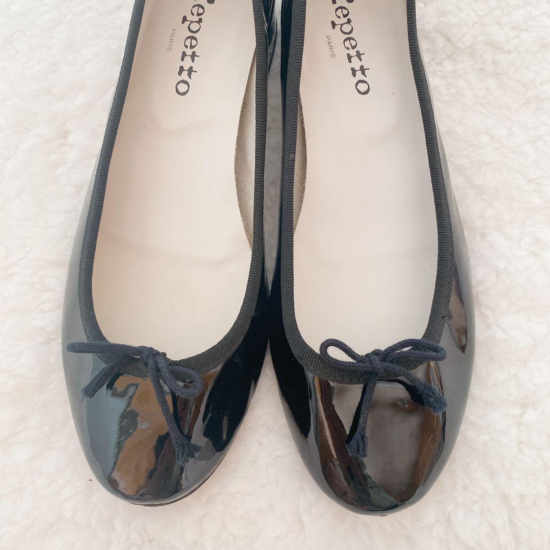 repetto レペット 25cm パンプス エナメル ブラック