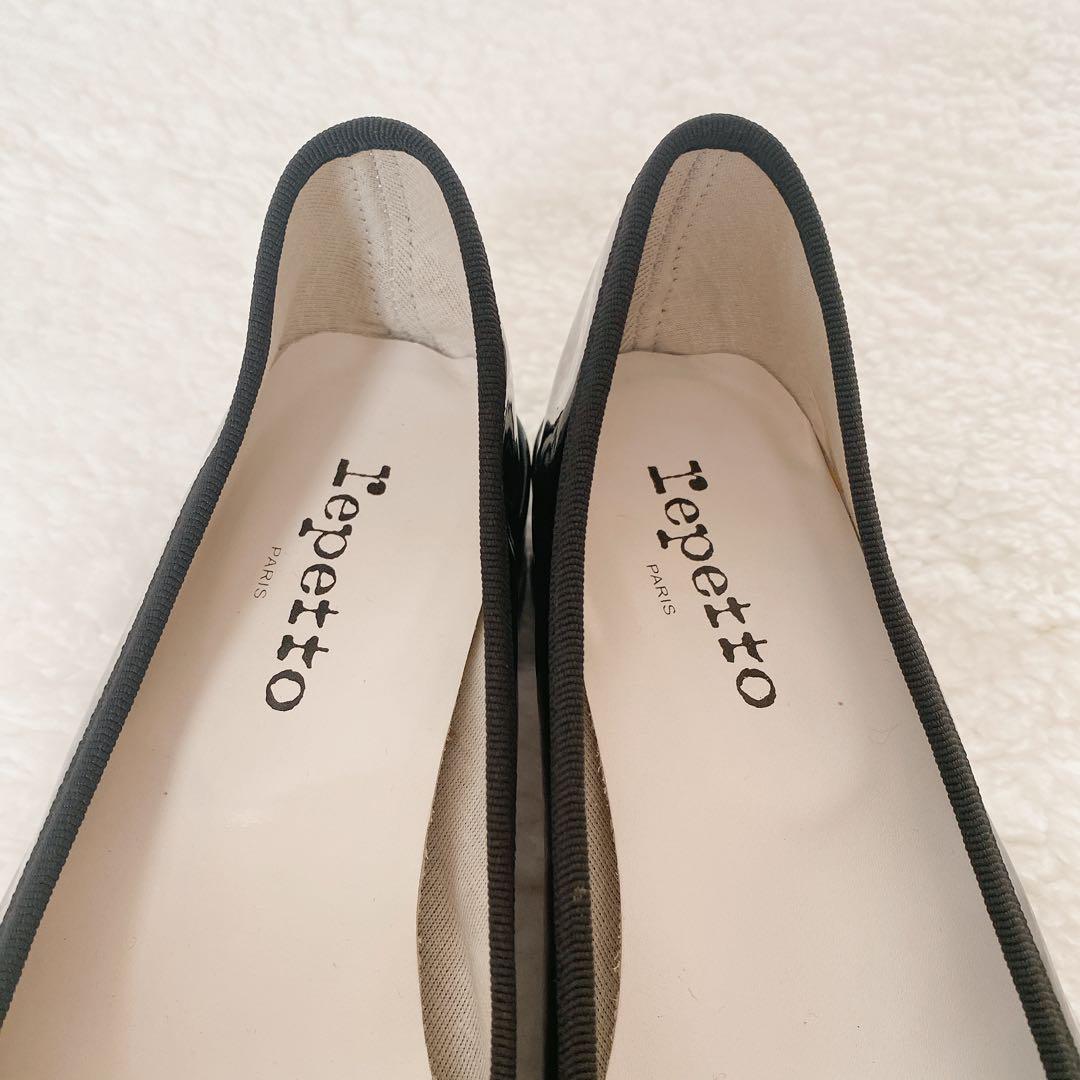 repetto レペット 25cm パンプス エナメル ブラック