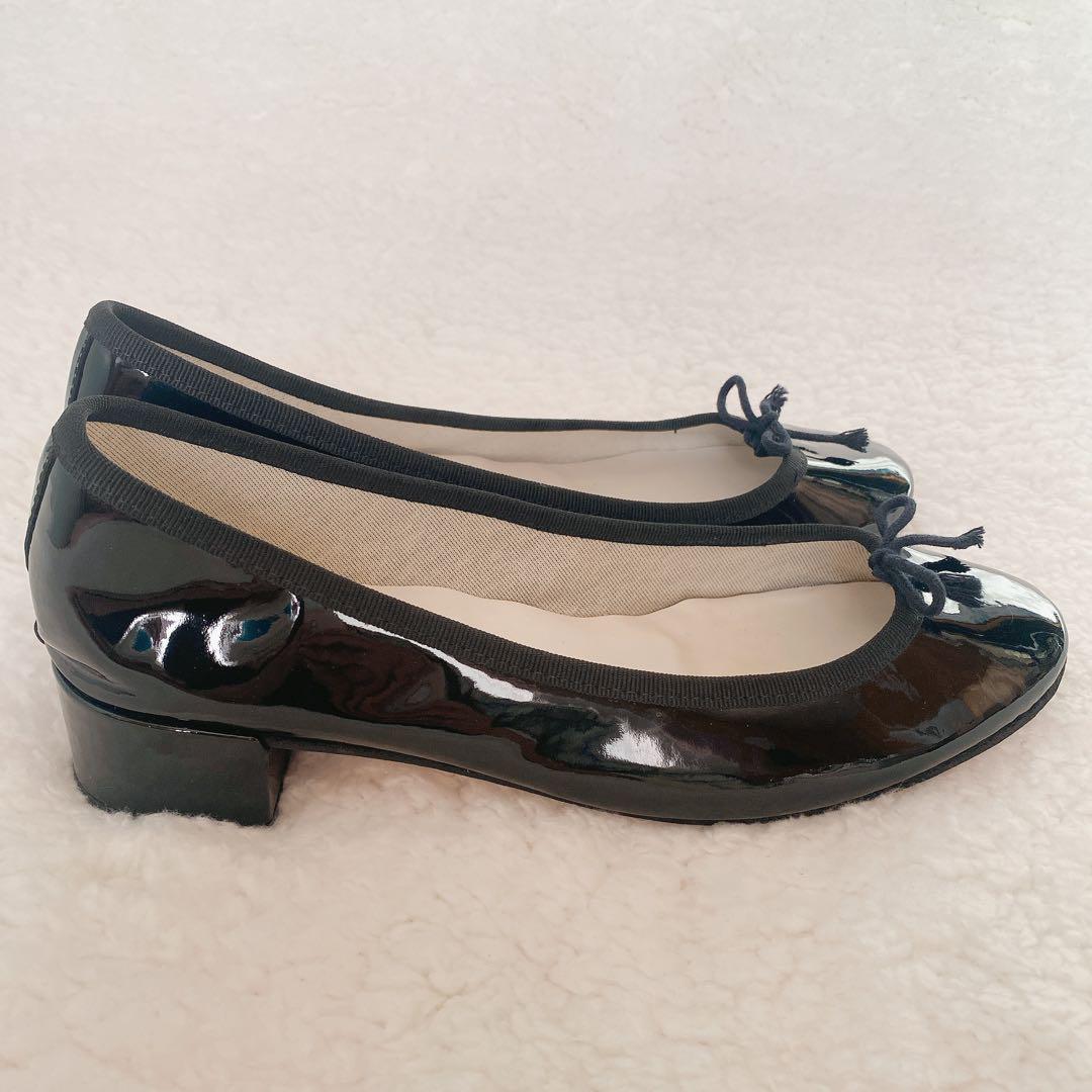 repetto レペット 25cm パンプス エナメル ブラック
