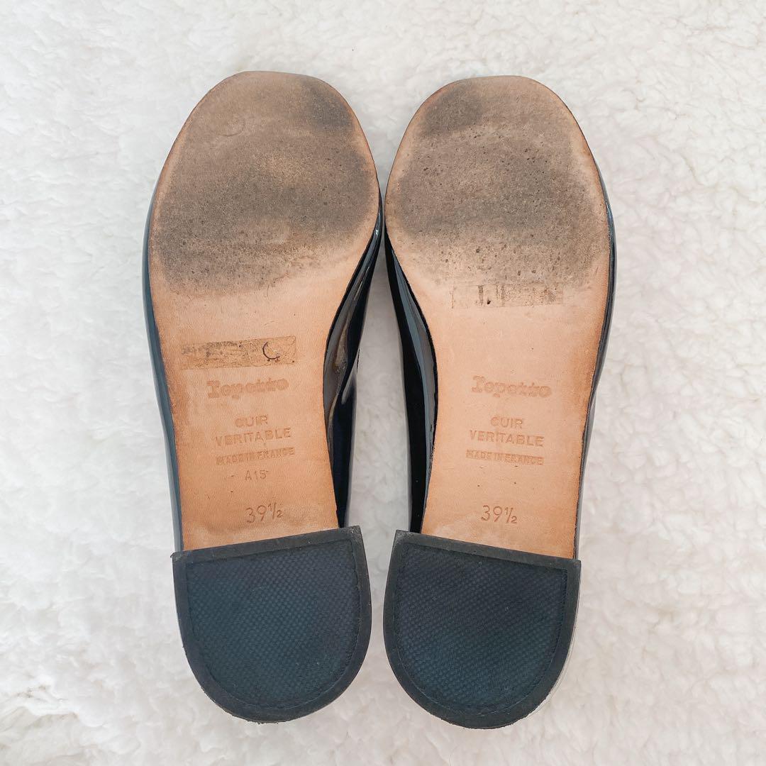 repetto レペット 25cm パンプス エナメル ブラック