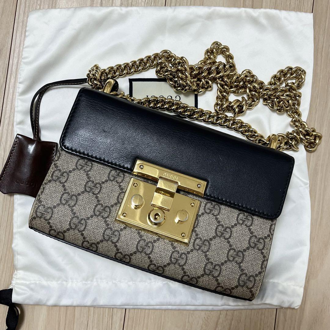 Gucci グッチ　パドロック　ショルダーバッグ