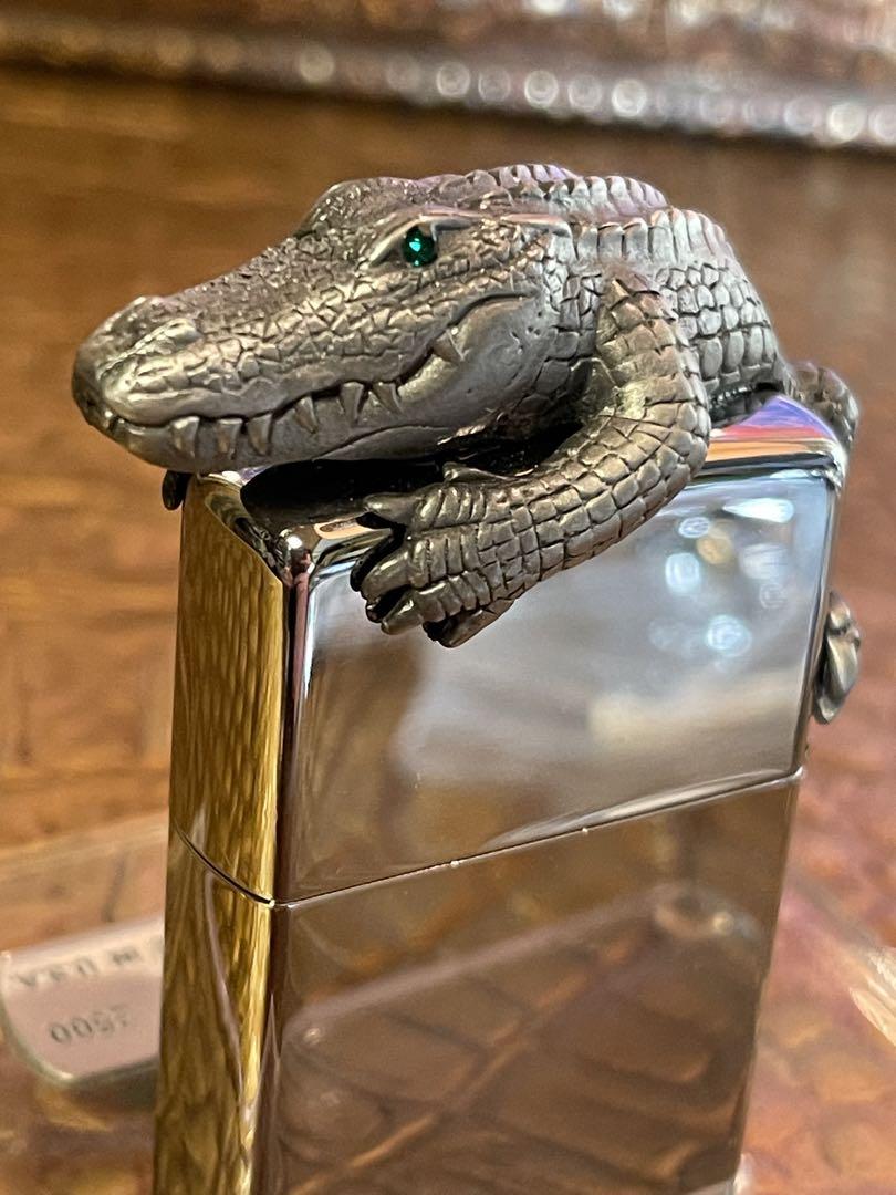ジッポー3Dクロコダイル鰐ワニ型クロコ