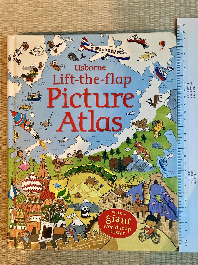 Usborne Lift-the-flap Picture Atlas 児童洋書 - メルカリ