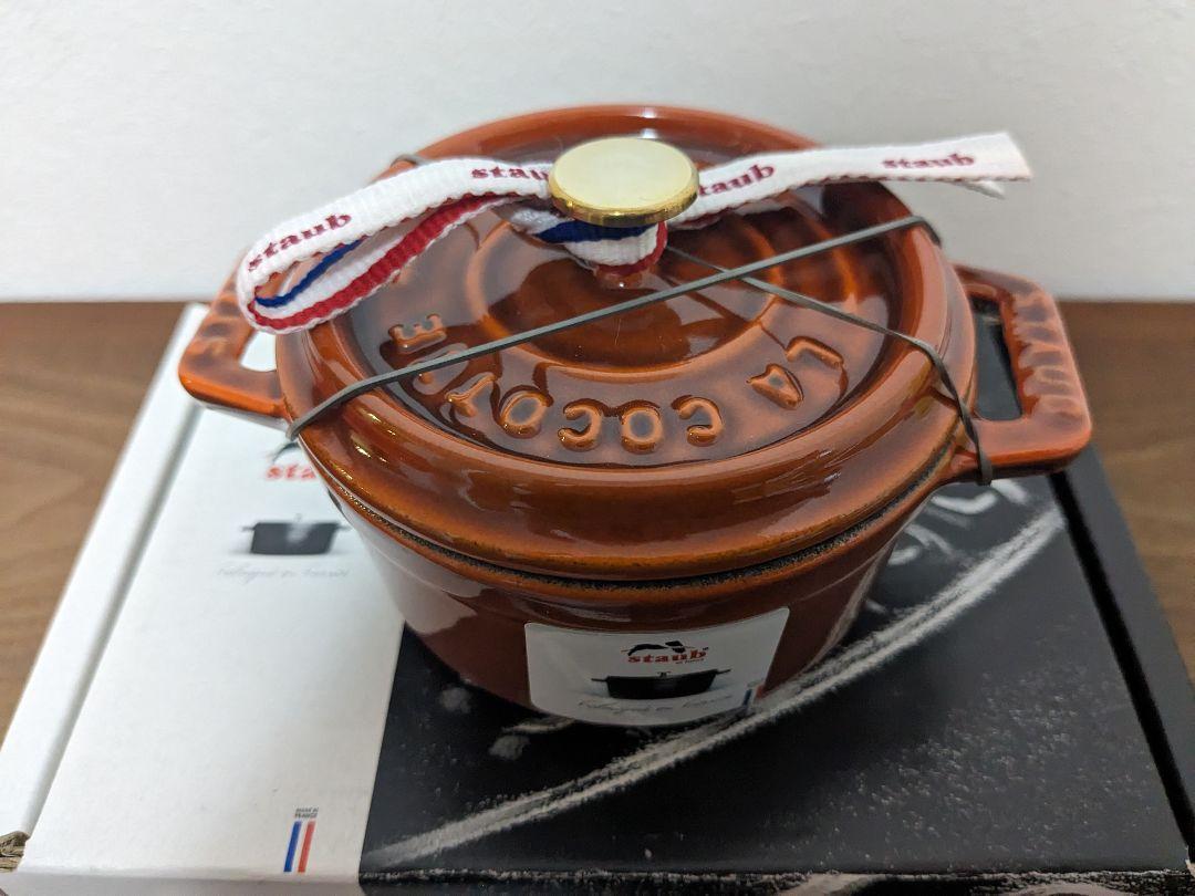 ブランド雑貨総合 ストウブ Staub 新品 生涯保証付 シナモン 10㎝ ココットラウンド 調理器具