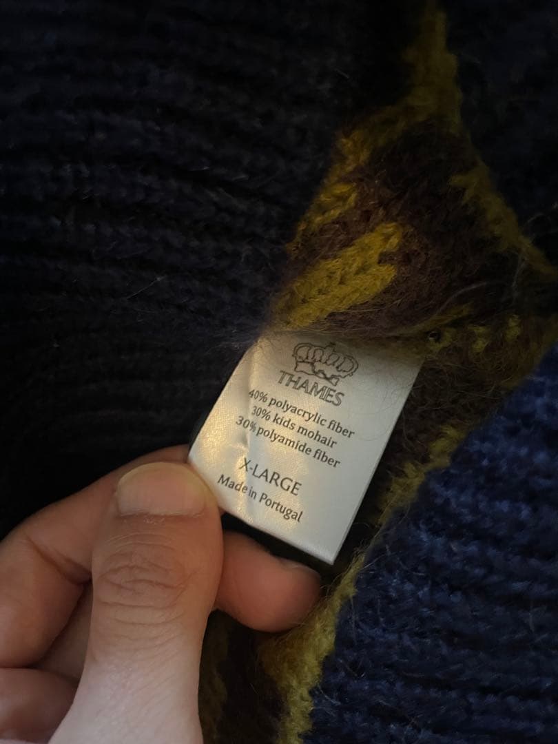 Thames mohair カーディガン XL Thames mohair カーディガン XL