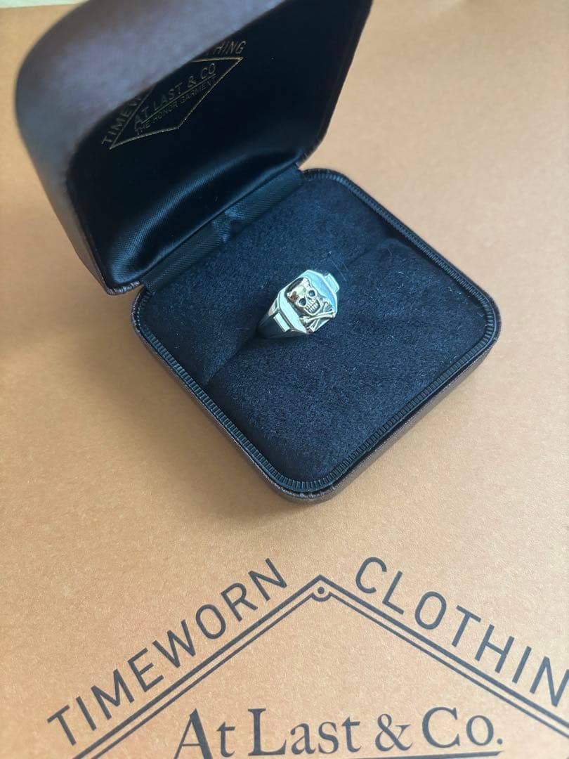 Atlast&Co skull ring / スカルリング 10K コンビ Atlast&Co skull ring / スカルリング 10K コンビ