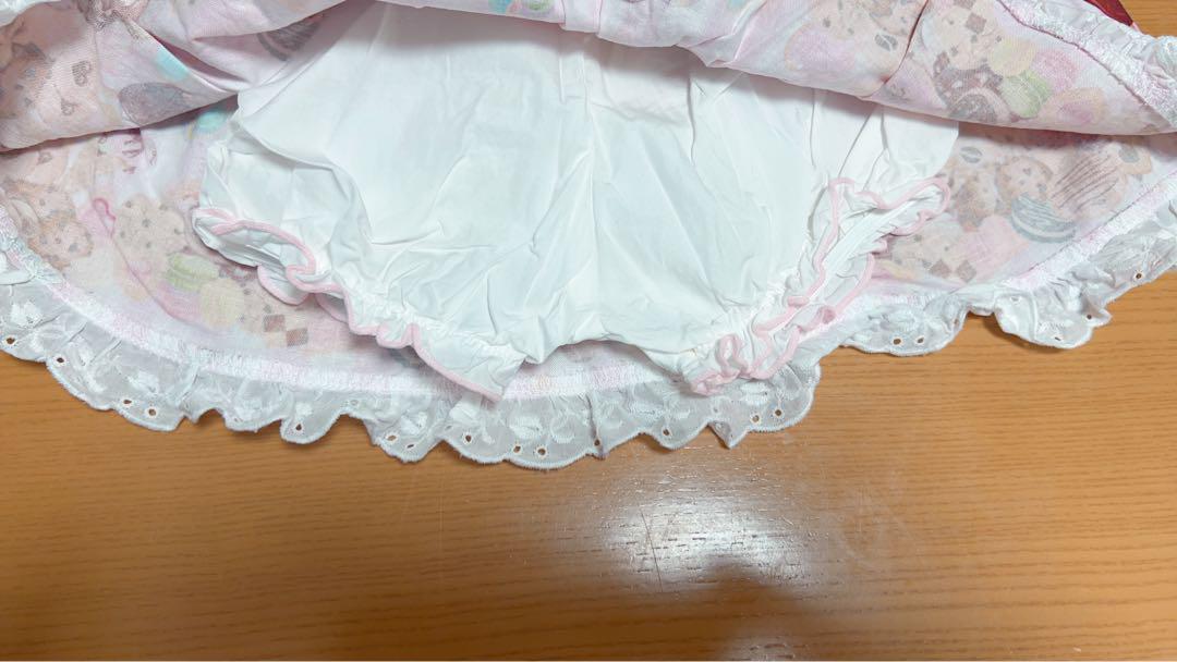 ハンドメイド 美香嬢様 スイーツ柄 エプロン付き スカパン 新品未使用