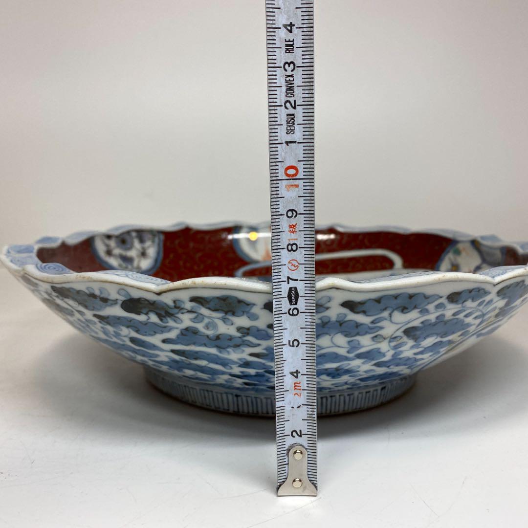 通販再入荷 海鴎さん専用 古伊万里上手染風景図大鉢 直径27cm 西s2-0225③タニチ tPQjZ-m26204722692 お買い得人気