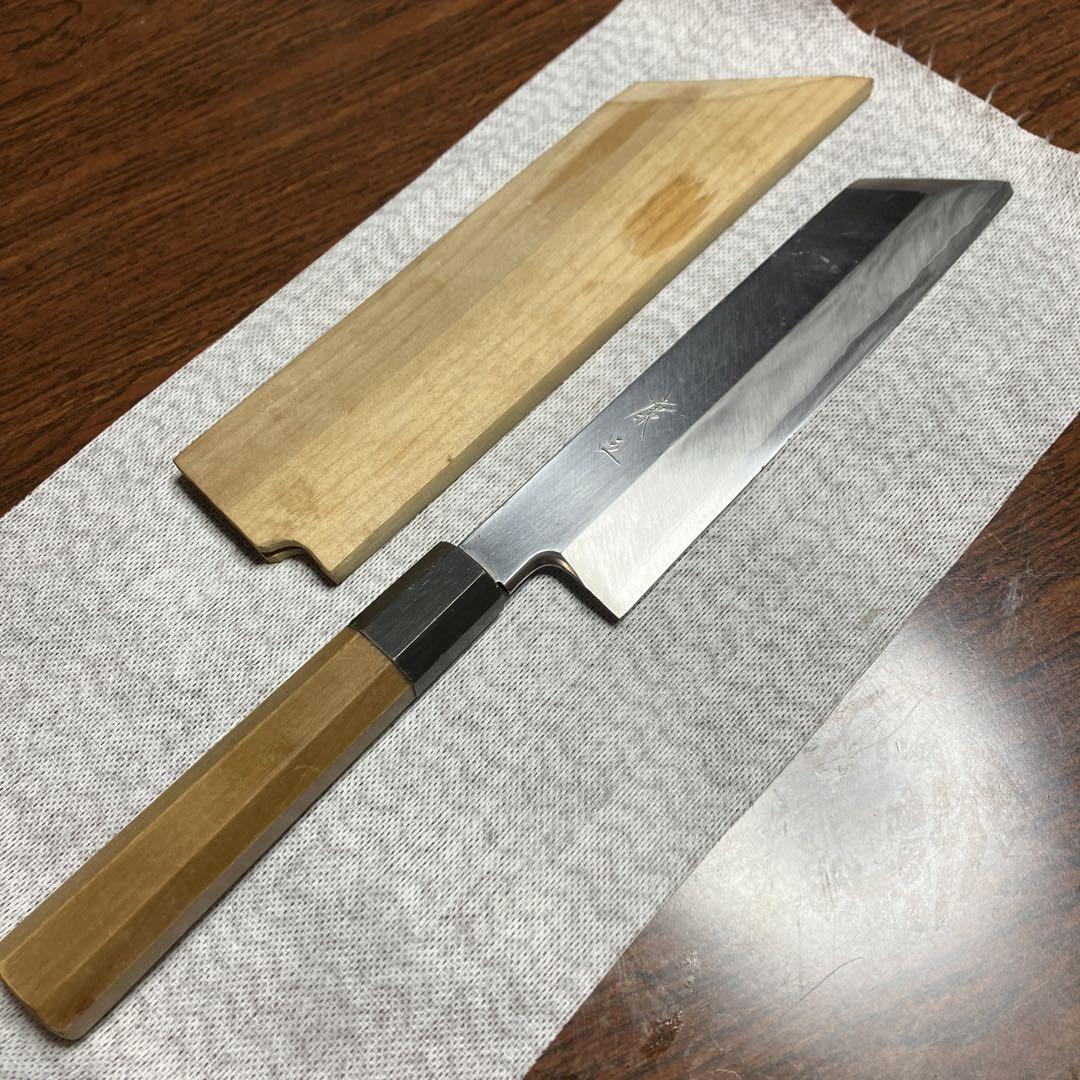 銀三　ケンムキ包丁、剥き物包丁　180㎜ 6寸 銀三ケンムキ包丁180㎜6寸