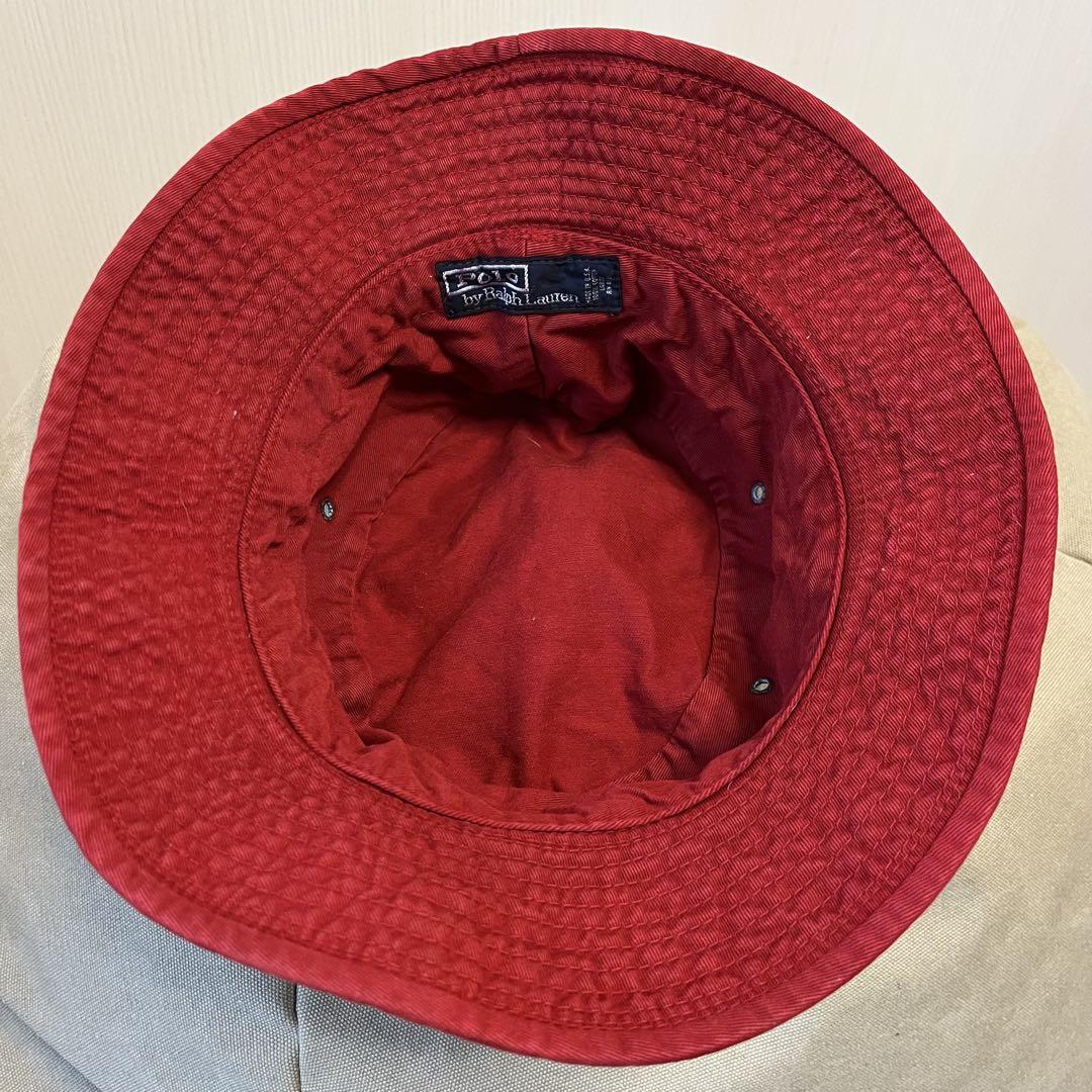 90s USA製 Ralph Lauren バケットハット 刺繍ポニー - メルカリ