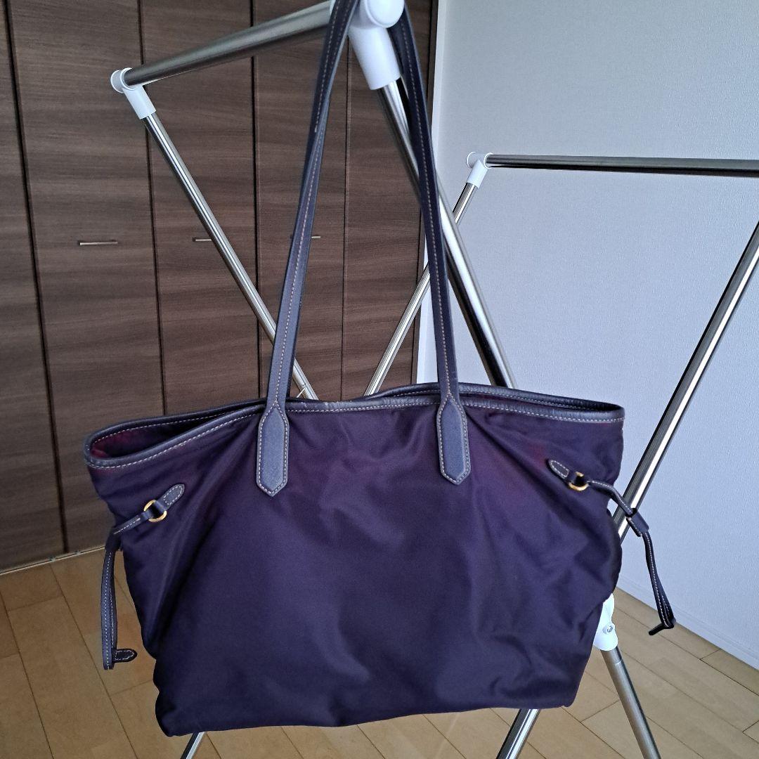 PRADA　トートバック　ナイロン　紫