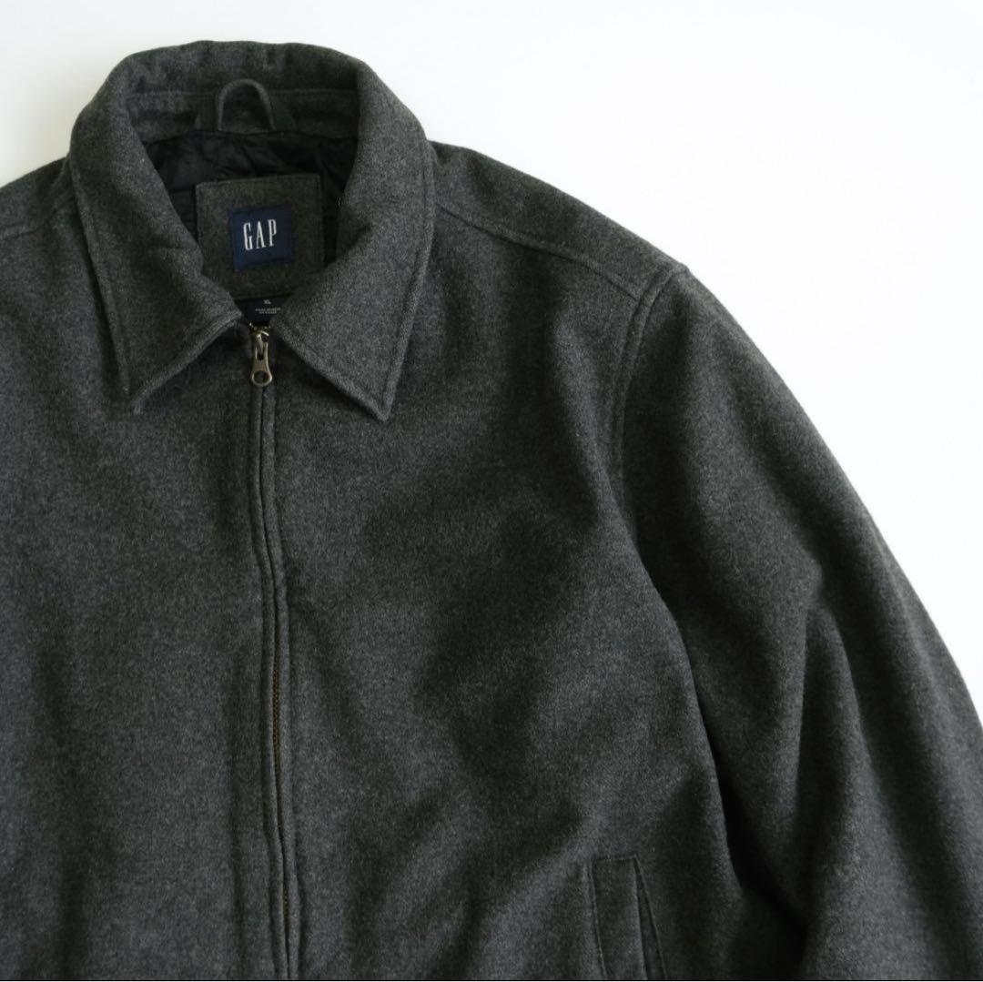 OLD GAP ギャップ　ウールジャケット　チャコール　XL ビッグサイズ　古着