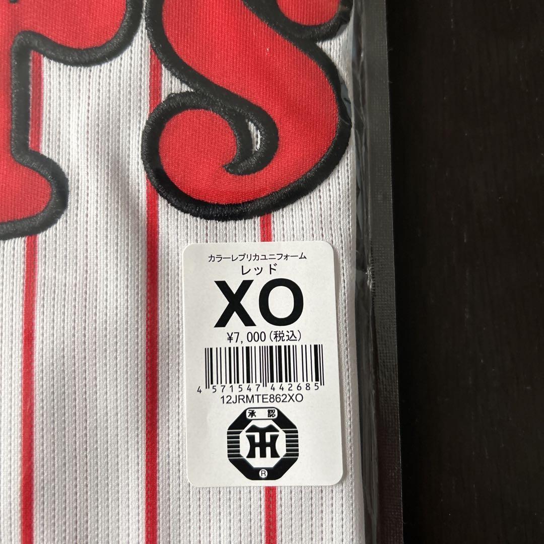 【60％OFF】 阪神タイガース 新品 XOサイズ④ レッド カラーユニフォーム 応援グッズ