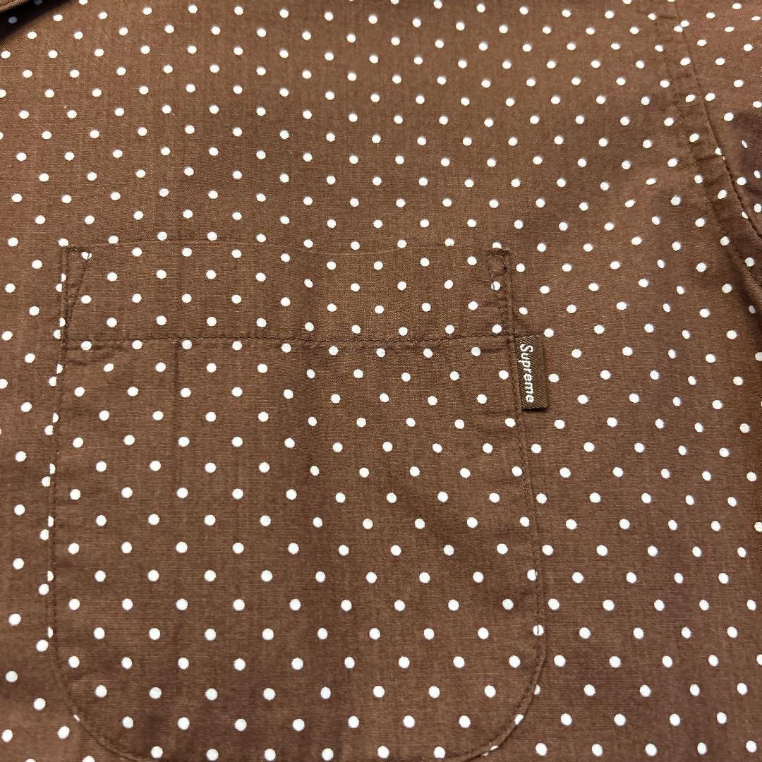 Size【M】 SUPREME シュプリーム 16SS Polka Dot Silk Shirt