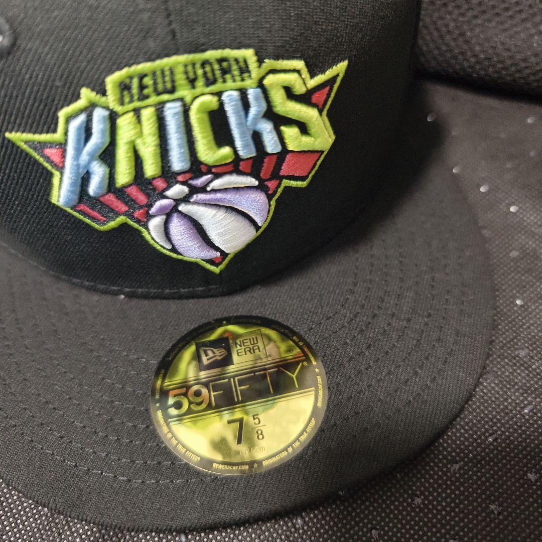 ニューエラ 59FIFTY ニューヨーク・ニックス ブラック 7 5/8