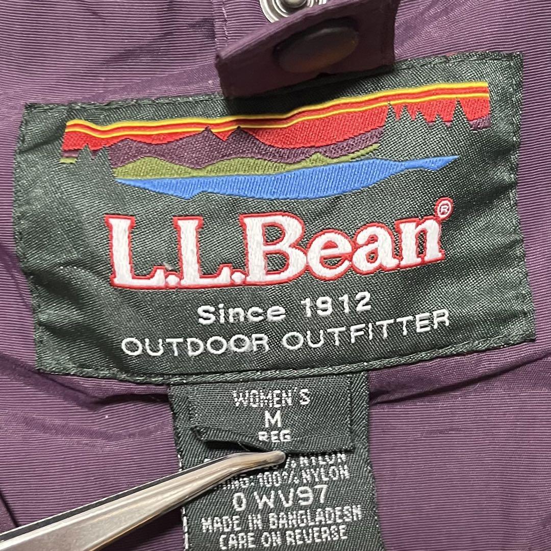 LLBean 短丈 裾ドロスト 2ウェイ マウンテンパーカー フリース  M